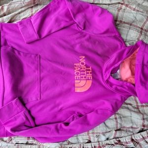 Womans purple Northface hoodie size xl